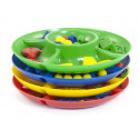 JUEGO MINILAND BANDEJA CLASIFICACION 5 COMPARTIMENTOS 26 CM DIAMETRO SET DE 4 BANDEJAS