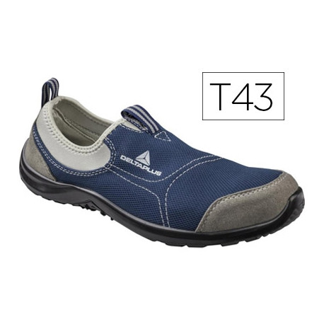 ZAPATOS DE SEGURIDAD DELTAPLUS DE POLIESTER Y ALGODON CON PLANTILLA Y PUNTERA - COLOR AZUL MARINO TA ZAPATOS DE SEGURIDAD DELTAPLUS DE POLIESTER Y ALGODON CON PLANTILLA Y PUNTERA - COLOR AZUL MARINO TA