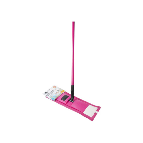 MOPA MICROFIBRA BASIC CON MANGO TELESCOPICO ROTACION 360