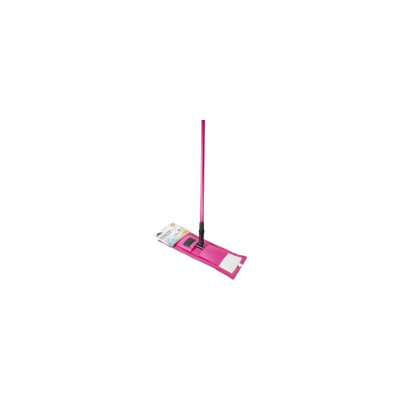 MOPA MICROFIBRA BASIC CON MANGO TELESCOPICO ROTACION 360