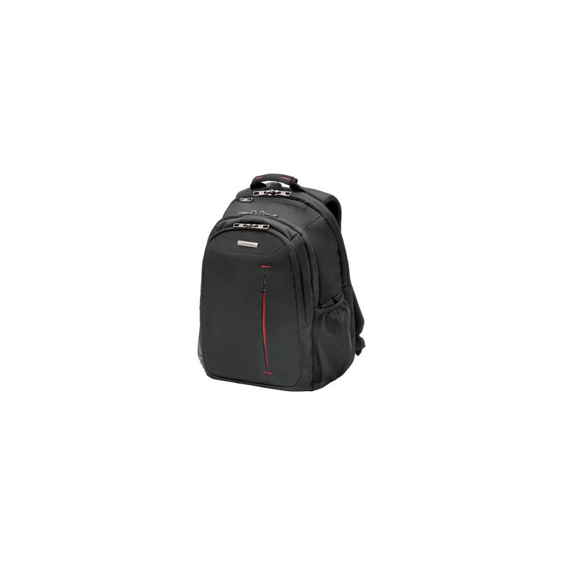 MOCHILA PARA PORTATIL SAMSONITE GUARDIT 14" COLOR NEGRO CON ASA 4 BOLSILLOS EXTERIORES 180X290X400 M