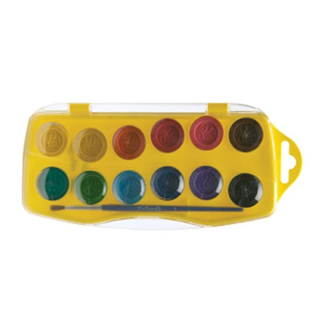 ACUARELA PELIKAN JUNIOR 12 COLORES ESTUCHE DE PLASTICO ACUARELA PELIKAN JUNIOR 12 COLORES ESTUCHE DE PLASTICO