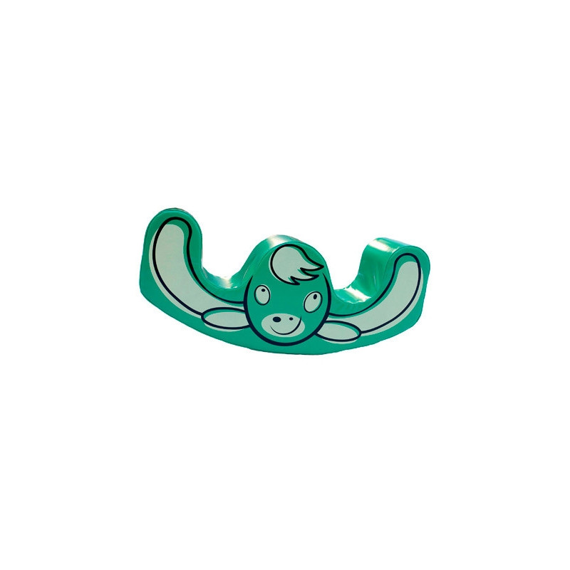 BALANCIN SUMO DIDACTIC DOBLE VACA VERDE 116X28X50 CM