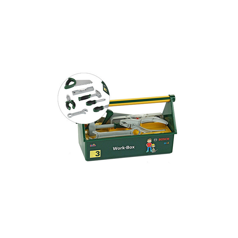 CAJA DE HERRAMIENTAS THEO KLEIN BOSCH CON ACCESORIOS 30,3X14X17,2 CM