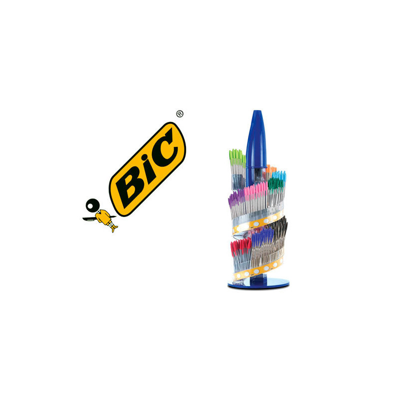 BOLIGRAFO BIC CRISTAL FAMILY EXPOSITOR DE 770 UNIDADES SURTIDAS