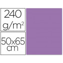CARTULINA LIDERPAPEL 50X65 CM 240G/M2 PURPURA PAQUETE DE 25 HOJAS