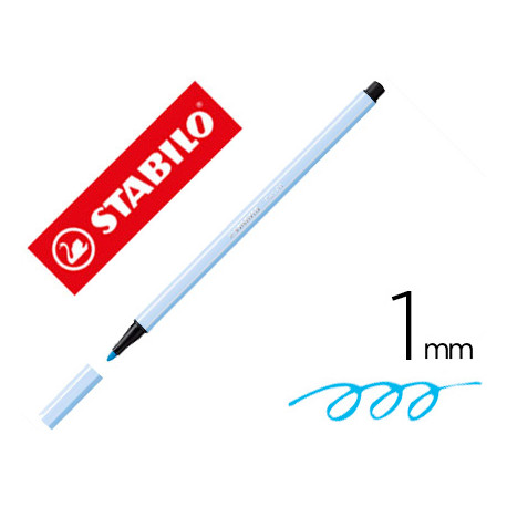 ROTULADOR STABILO ACUARELABLE PEN 68 AZUL CLARO PUNTA GRUESA 1MM ROTULADOR STABILO ACUARELABLE PEN 68 AZUL CLARO PUNTA GRUESA 1MM