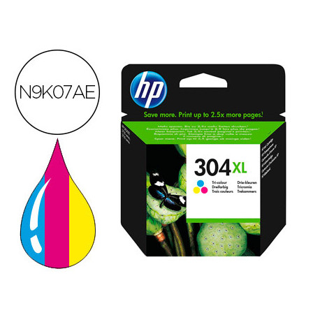 INK-JET HP 304XL DESKJET 3000 / 3720 / 3730 TRICOLOR 300 PAGINAS INK-JET HP 304XL DESKJET 3000 / 3720 / 3730 TRICOLOR 300 PAGINAS