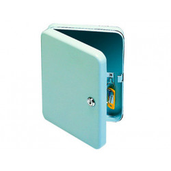 ARMARIO METALICO PORTALLAVES Q-CONNECT CHAPA DE ACERO CERRADURA DE SEGURIDAD 200X160X60 MM PARA 20 L