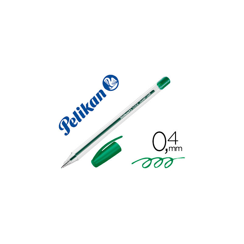 BOLIGRAFO PELIKAN STICK SUPER SOFT VERDE