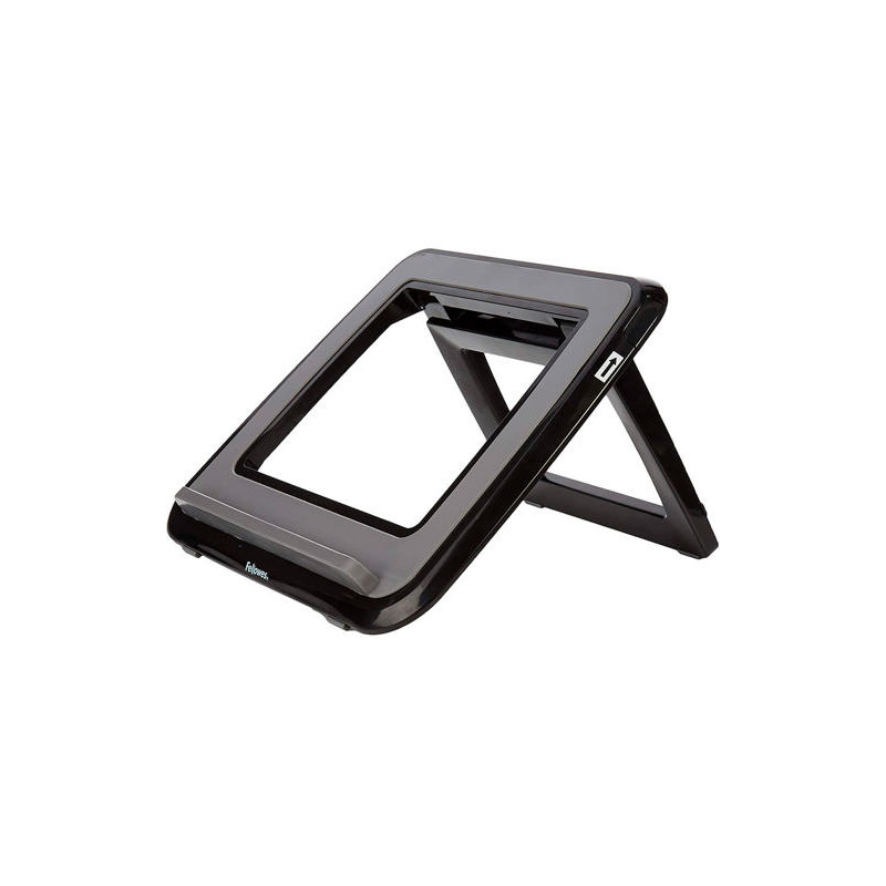 SOPORTE ELEVADOR FELLOWES I-SPIRE PARA PORTATIL HASTA 17" AJUSTABLE 7 ANGULOS DIFERENTES NEGRO 320X2