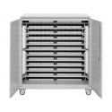 ARMARIO METALICO IORDER CON RUEDAS PARA ALMACENAMIENTO Y CARGA 24/36 PORTATILES/NETBOOKS COLOR