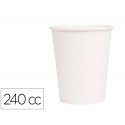 VASO TERMICO CARTON BLANCO 240 CC PAQUETE DE 50 UNIDADES