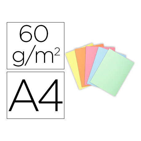 SUBCARPETA CARTULINA EXACOMPTA DIN A4 PAQUETE DE 100 UNIDADES COLORES PASTEL SURTIDOS 60 G/M2 SUBCARPETA CARTULINA EXACOMPTA DIN A4 PAQUETE DE 100 UNIDADES COLORES PASTEL SURTIDOS 60 G/M2