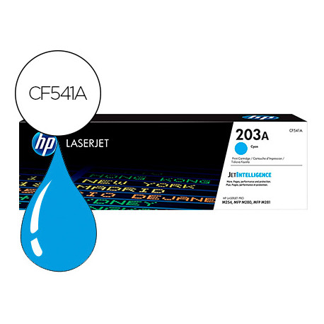 TONER HP 203A LASERJET PRO M254 / MFP M280 / MFP M281 CIAN 1300 PAGINAS TONER HP 203A LASERJET PRO M254 / MFP M280 / MFP M281 CIAN 1300 PAGINAS