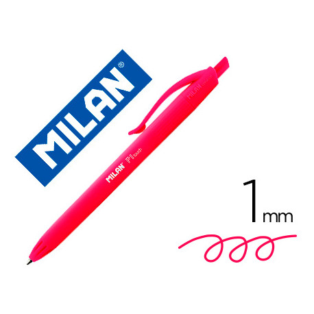 BOLIGRAFO MILAN P1 RETRACTIL 1 MM TOUCH ROJO BOLIGRAFO MILAN P1 RETRACTIL 1 MM TOUCH ROJO