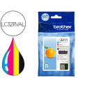 INK-JET BROTHER LC3211 DCP-J572 / DCP-J772 / DCP-J774 / MFC-J890 / MFC-J895 PAQUETE 4 AMARILLO