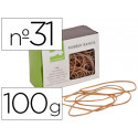 GOMILLAS ELASTICAS Q-CONNECT 100 GR 60X3 MM NUMERO 31