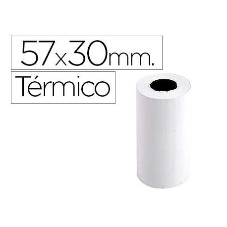ROLLO SUMADORA EXACOMPTA TERMICO 57 MM X 30 MM 55 G/M2 SIN BISFENOL A
