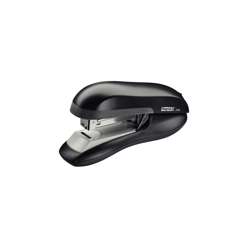 GRAPADORA RAPID F30 PLASTICO ABS COLOR NEGRO CAPACIDAD 30 HOJAS USA GRAPAS 24/6 Y 26/6