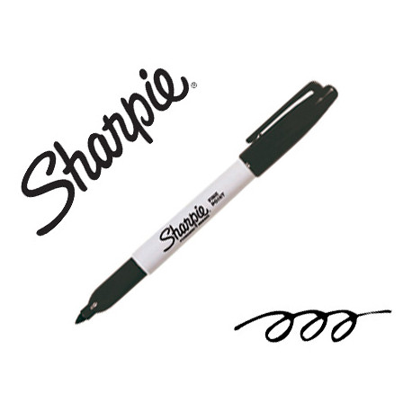 ROTULADOR SHARPIE PERMANENTE PUNTA FINA NEGRO ROTULADOR SHARPIE PERMANENTE PUNTA FINA NEGRO