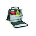 BOLSA PORTA ALIMENTOS IBILI LUNCH AWAY GREEN TERMICA CON ASA INCLUYE 2 RECIPIENTES CON TAPA HERMETIC