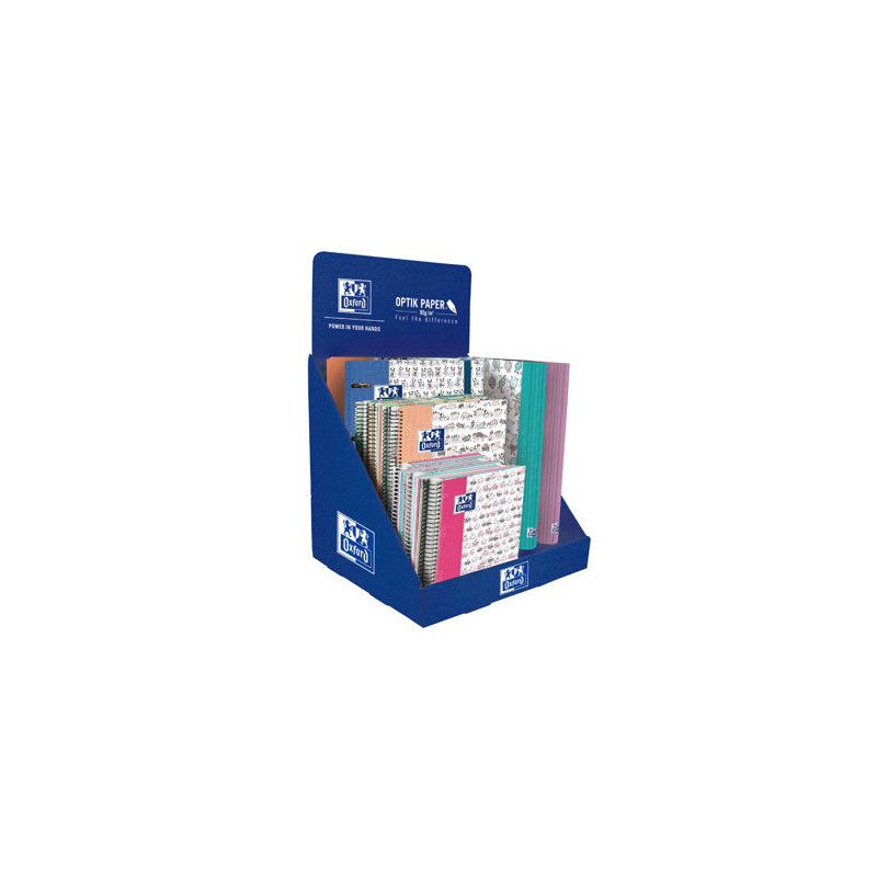 EXPOSITOR CUADERNOS ESPIRAL OXFORD FUNNY TREND 5 EUROPEANBOOK4 + 5 EUROPEANBOOK5 + 6