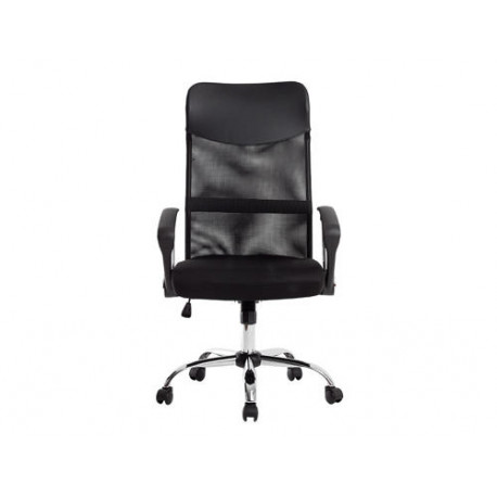 SILLA DE DIRECCION Q-CONNECT BASE METAL RESPALDO ALTO REGULABLE EN ALTURA 1110+100MM ALTO PIEL Y MAL SILLA DE DIRECCION Q-CONNECT BASE METAL RESPALDO ALTO REGULABLE EN ALTURA 1110+100MM ALTO PIEL Y MAL