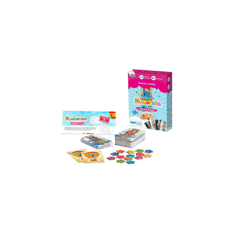 JUEGO EDUCATIVO FALOMIR NUMERALIA SUMAS Y RESTAS