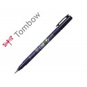 ROTULADOR TOMBOW FUDENOSUKE TINTA BASE DE AGUA PUNTA PINCEL DURA NEGRO