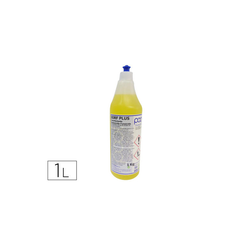 LIMPIADOR HIGIENIZANTE DESODORIZANTE DESINFECTANTE DAHI DJ PLUS RTV BOTELLA 1 LITRO