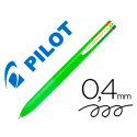 BOLIGRAFO PILOT SUPER GRIP G 4 COLORES RETRACTIL SUJECION DE CAUCHO TINTA BASE DE ACEITE CUERPO COLO