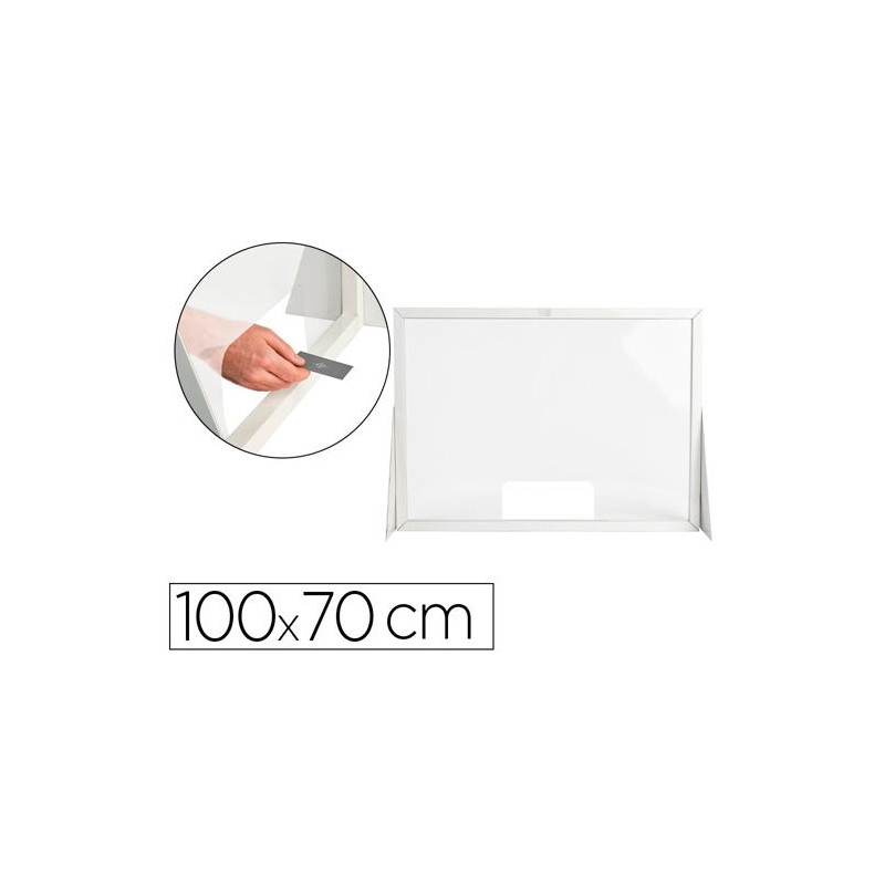 PANTALLA DE PROTECCION Q-CONNECT CARTON FORMATO HORIZONTAL 100X70 CM