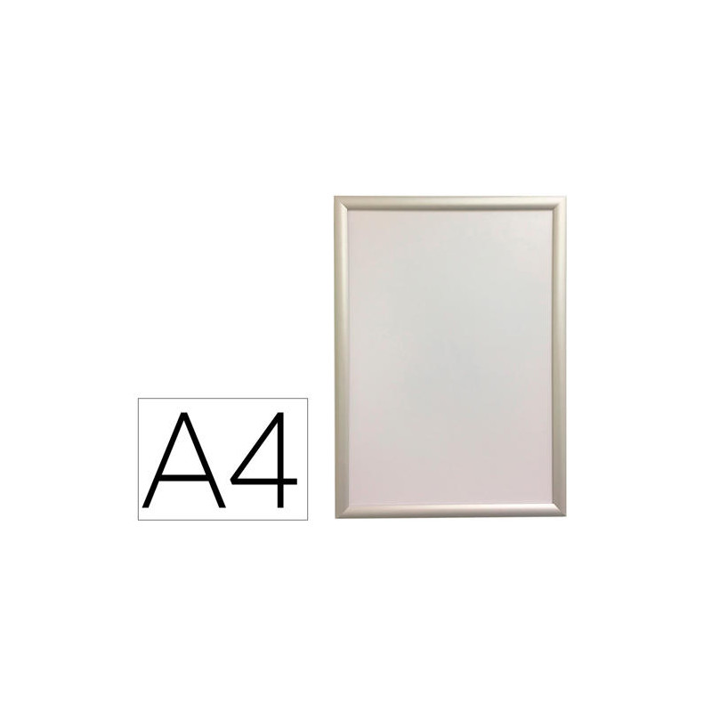 MARCO PORTA ANUNCIOS Q-CONNECT DIN A4 MARCO DE ALUMINIO 24X32,7X1,2 CM