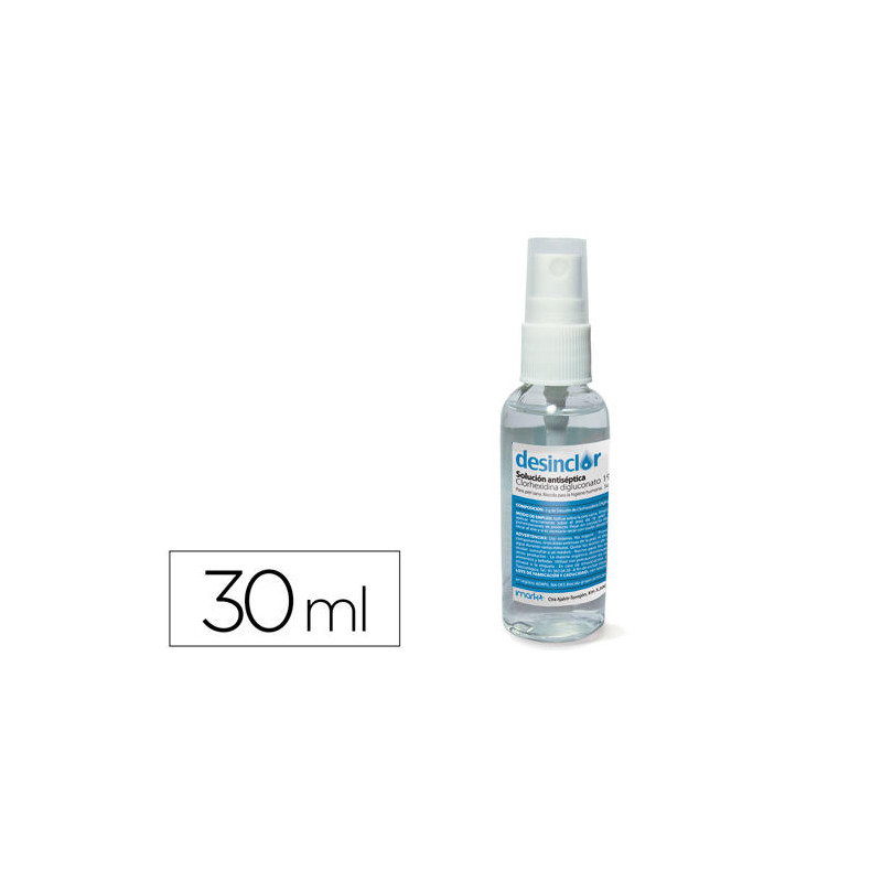 SOLUCION ANTISEPTICA CLORHEXIDINA DESINCLOR BOTE PULVERIZADOR DE 30 ML