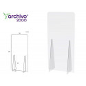 PANTALLA DE PROTECCION ARCHIVO 2000 DE PIE METACRILATO TRANSPARENTE 750X1400 MM