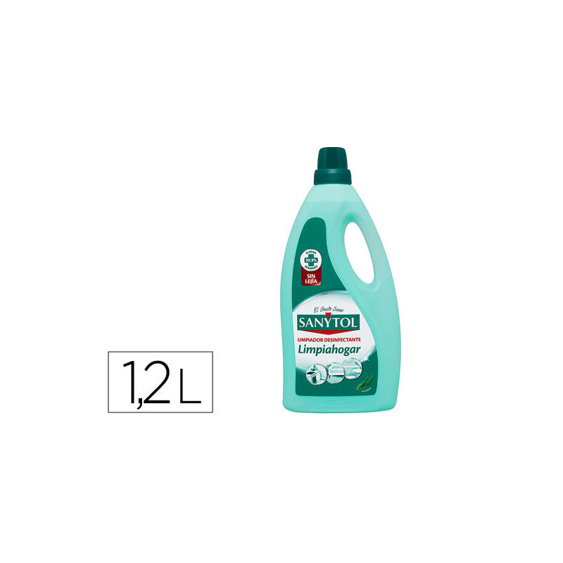 LIMPIADOR DESINFECTANTE SANYTOL LIMPIAHOGAR MULTISUPERFICIES BOTE DE 1200 ML
