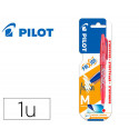 BOLIGRAFO PILOT FRIXION BALL BORRABLE 0,7 MM PUNTA MEDIA ROJO EN BLISTER