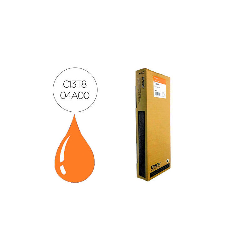 INK-JET EPSON GF SURECOLOR SERIE SC-P NARANJA ULTRACHROME HDX/HD 700ML