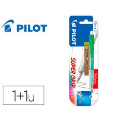 PORTAMINAS PILOT H-185 CUERPO COLOR NEON 0,5 MM + 1 TUBO DE 12 MINAS EN BLISTER