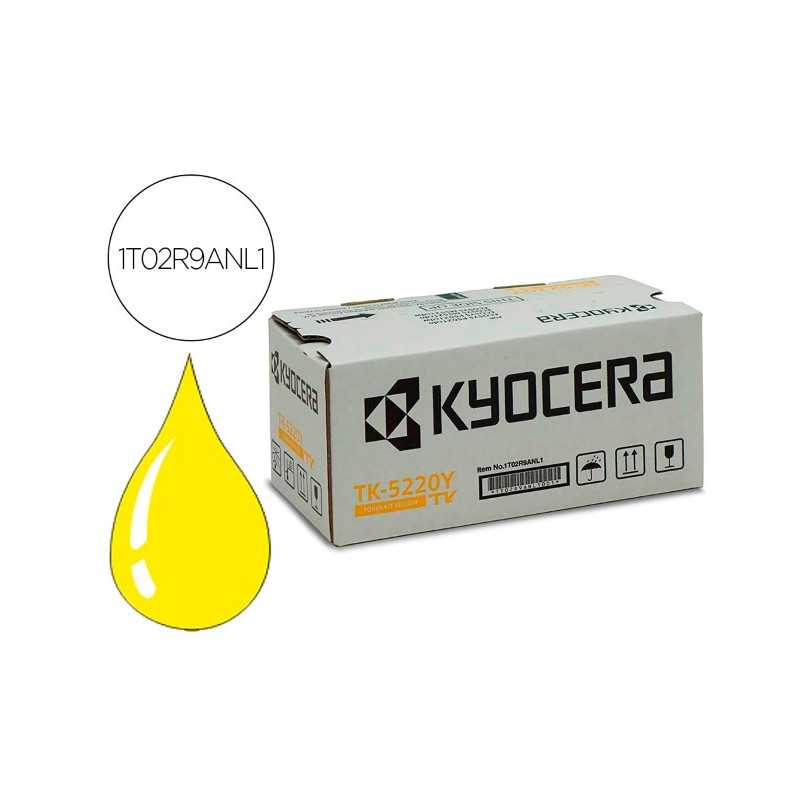 TONER KYOCERA MITA TK-5220Y AMARILLO ECOSYS M5521CDW, ECOSYS M5521CDN 1200 PAG