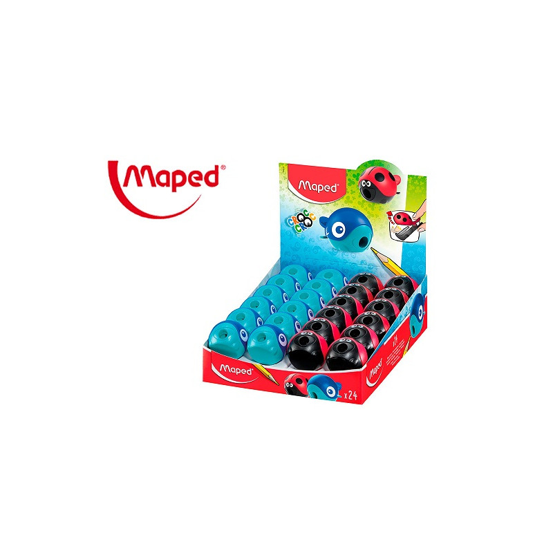 SACAPUNTAS MAPED PLASTICO CROC CROC EASY 1 USO CON DEPOSITO