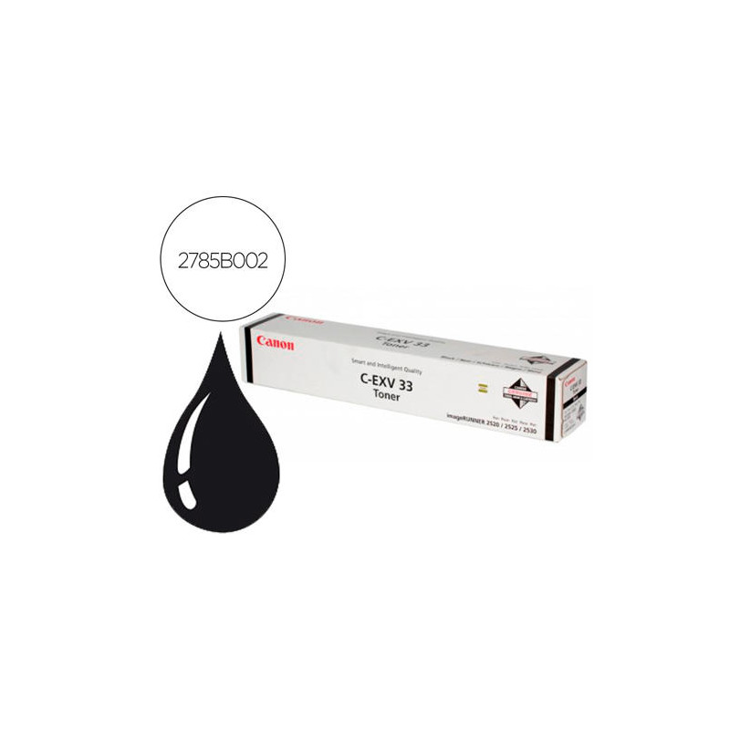 TONER CANON EXV33 IR2520 IR2525 IR2530 NEGRO
