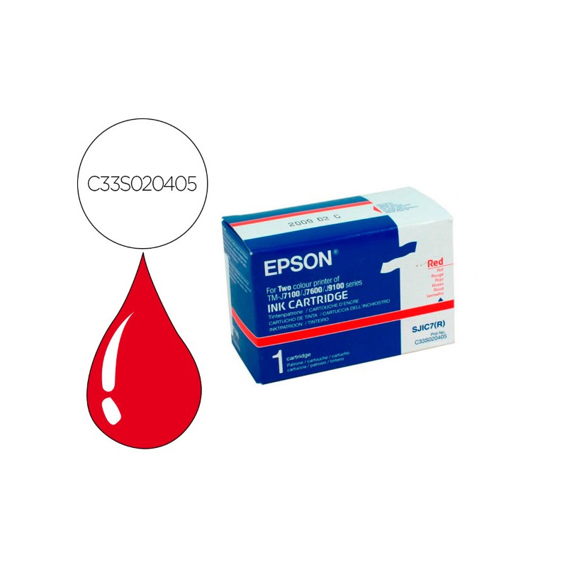 INK-JET EPSON TM-J 7100/7600 ROJO