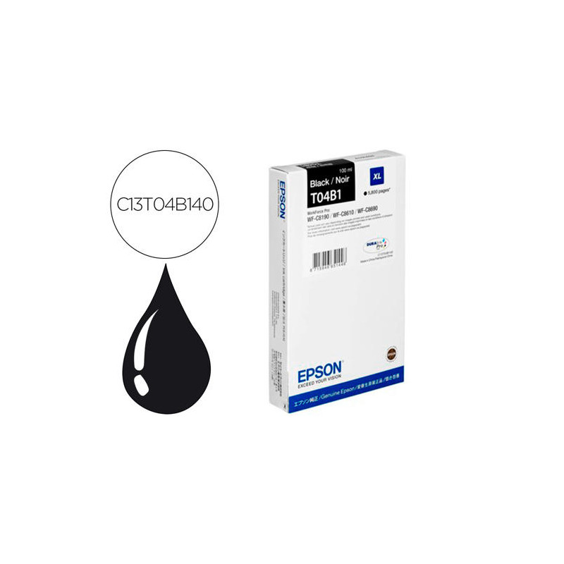 INK-JET EPSON WF-C81XX / WF-C86XX XL NEGRO