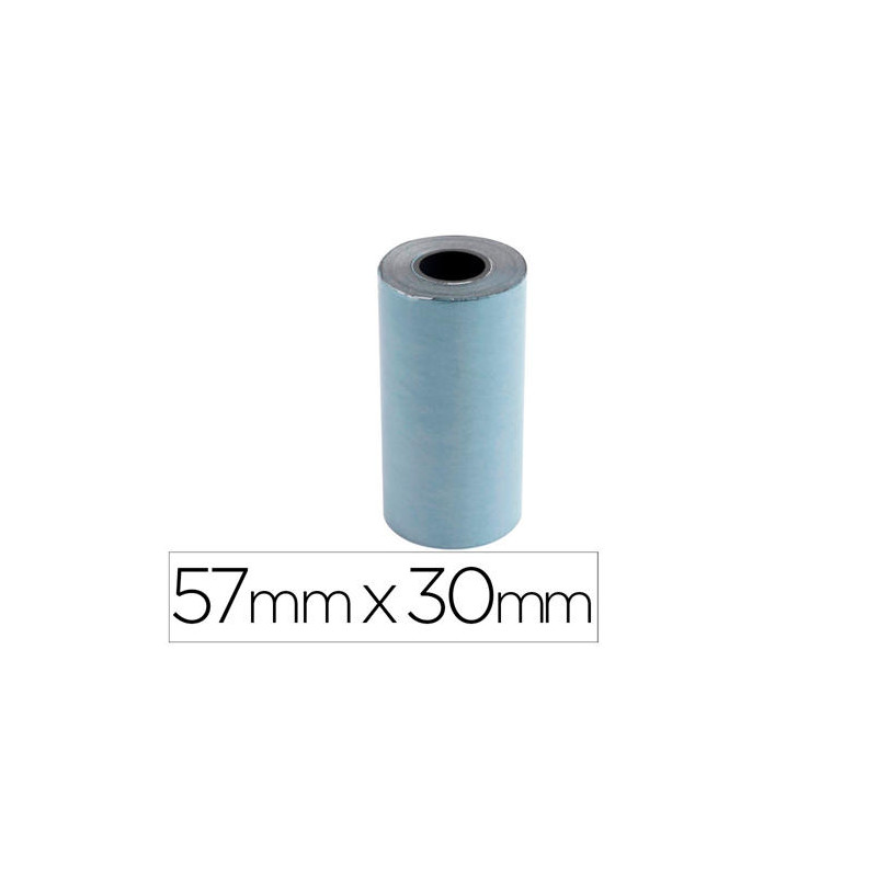 ROLLO SUMADORA EXACOMPTA SAFE CONTACT TERMICO 57 MM X 30 MM 52 G/M2