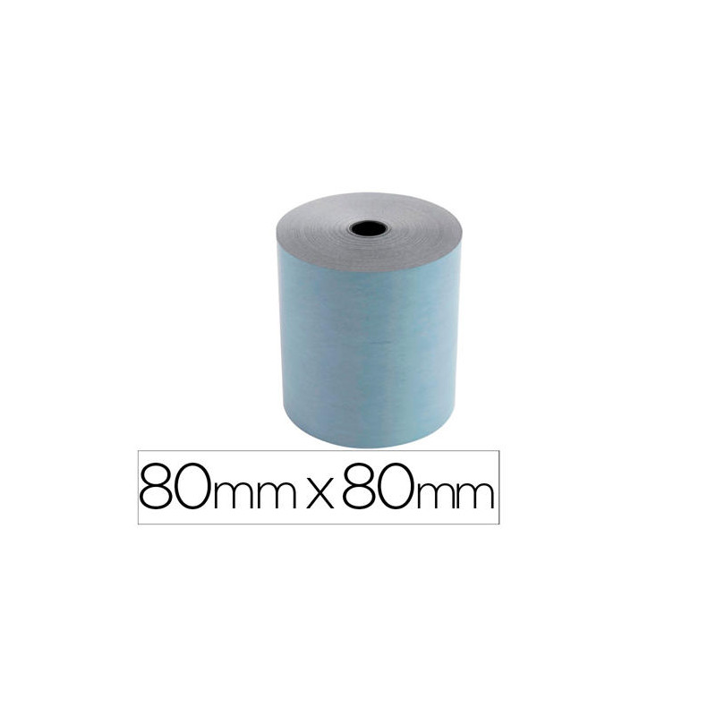 ROLLO SUMADORA EXACOMPTA SAFE CONTACT TERMICO 80 MM X 80 MM 52 G/M2