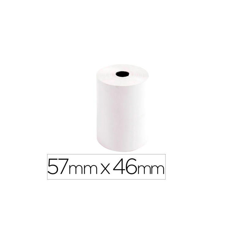 ROLLO SUMADORA EXACOMPTA SAFE CONTACT TERMICO 57 MM X 46 MM 55 G/M2