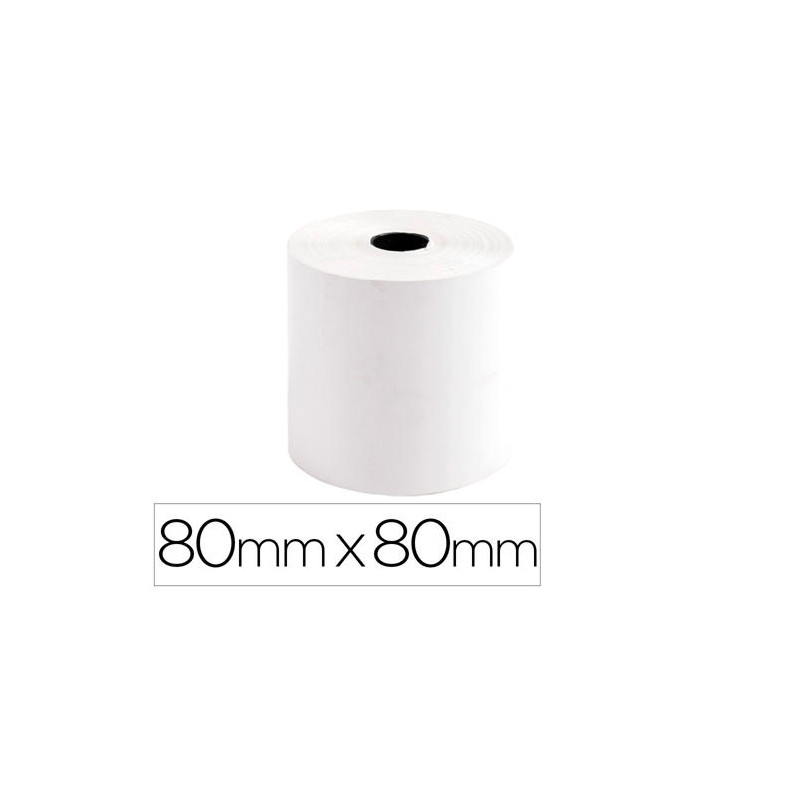 ROLLO SUMADORA EXACOMPTA TERMICO 80 MM X 80 MM 44 G/M2