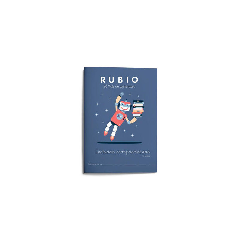 CUADERNO RUBIO LECTURAS COMPRENSIVAS + 7 AÑOS